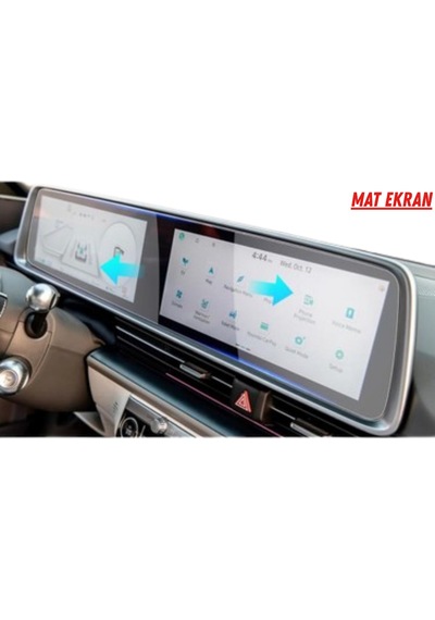 Hyundai Ioniq 6 2026 Hayalet Ve Bilgi Ekran Uyumlu Mat Ekran Koruyucu