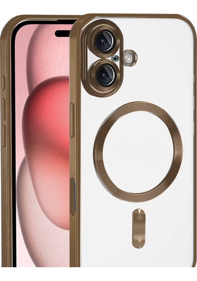 Newface Apple Uyumlu iPhone 17 Kross Magneticsafe Kapak - Çöl Titanyum Çöl Titanyum