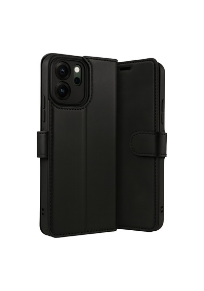 Oppo Reno 14f Uyumlu Trend S Plus Kapaklı Kılıf - Siyah