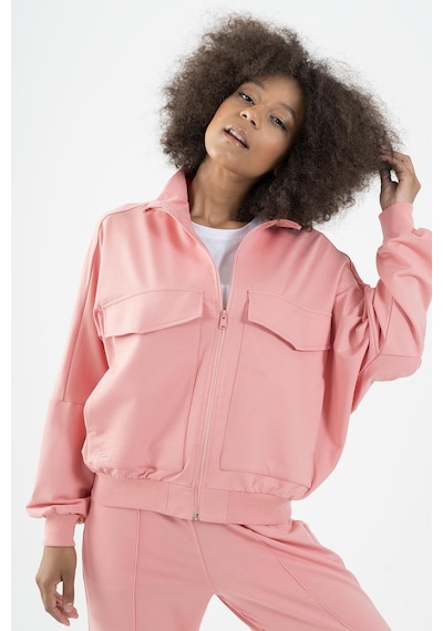 Maraton Sportswear Oversize Kadın Dik Yaka Uzun Kol Basic Gül Rengi Tracktop 22176-gül Rengi Gülkurusu Maraton Sportswear Oversize Kadın Dik Yaka Uzun Kol Basic Gül Rengi Tracktop 22176-gül Rengi Gülkurusu