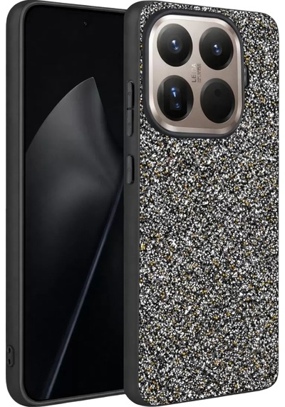 Onegif Xiaomi Mi 15t Pro Bright Simli Kapak - Gold Altın