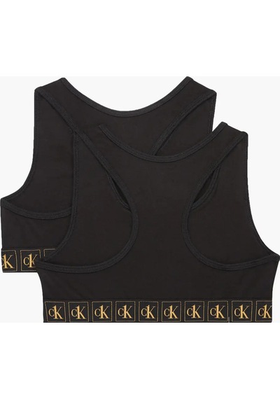 Calvin Klein 2pk Bralette Kadın Siyah Bralet