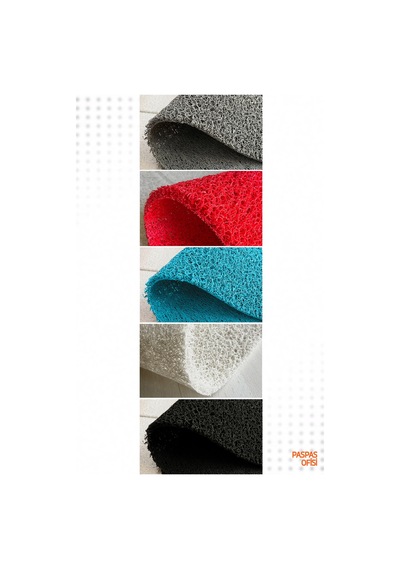 Banyo Paspası Duşa Kabin Paspası Su Sıçratmaz Paspas Kaydırmaz Paspas 50x50 Cm Kırmızı