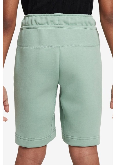 Nike Sportswear Tech Fleece Unisex Kid's Short Blue Çocuk Fermuar Cepli Şort Yeşil Yeşil