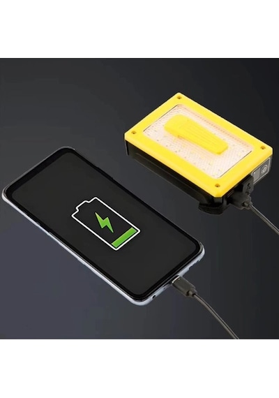Pro F-3003 Alüminyum Pm10-tg Led Type-c Powerbank Ve Solar Şarjlı Kamp Kafa Feneri Çok Renkli