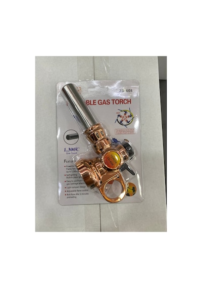 Senbang Zd-608 Premium Torch Pürmüz Başlık Kamp Gazı Kartuşu Uyumlu Profesyonel Alev Tabancası Altın