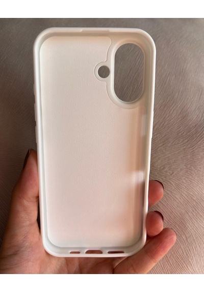 Apple Uyumlu iPhone 16 Logolu İçi Kadife Silikon Lansman Kılıf
