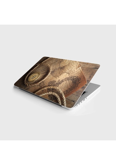 Laptop Sticker Bilgisayar Notebook Pc Kaplama Etiketi Harita Pusu
