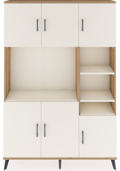 Arges Dolap 10 Raflı 6 Kapaklı 132x30x195 Çam-aytaşı/aytaşı Çam Arges Dolap 10 Raflı 6 Kapaklı 132x30x195 Çam-aytaşı/aytaşı Çam
