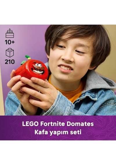 LEGO® Fortnite® Domates Kafa 77079 - 10 Yaş ve Üzeri Çocuklar için Detaylı Figür İçeren Yaratıcı Oyuncak Yapım Seti (210 Parça)