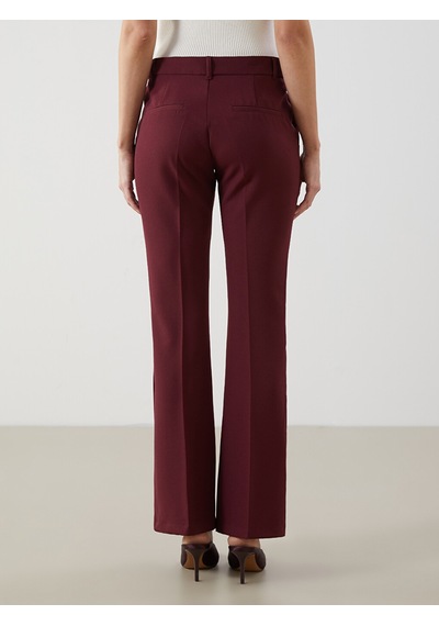 Lcw Vision Bordo Dar Fit Kadın Pantolon