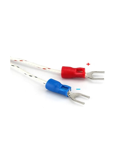 K Type Thermocouple 1 Metre Montaj Delikli Sıcaklık Isı Sensörü 0c/800c Paslanmaz Çelik Prob K Tip