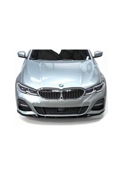 Bmw 3 Serisi M Sport G20 2019-2021 Makyajsız Ön Tampon Eki Piano Black