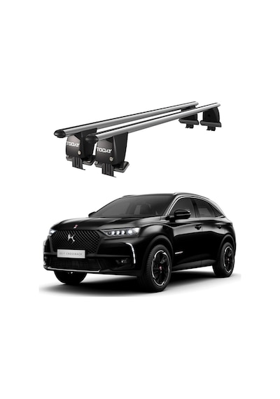 Royal Ds 7 Crossback 2017 Ve Sonrası Uyumlu Gri Kilitli Ara Atkı Port Bagaj Tavan Barı