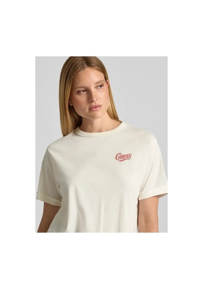 Guess Emotional Kadın Oversize T-shirt W6yı23k4341 Krem