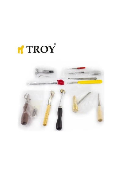 Troy 90018 Deri İşleme Alet Seti, 273 Parça