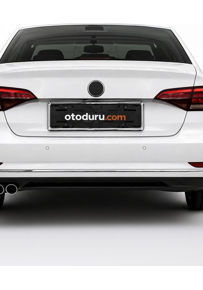 Krom Çerçeveli Universal Araç Plakalık Seti 2 Adet