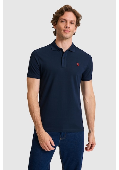 U.s. Polo Assn. Erkek Lacivert Tişört Basic 50322347-vr033