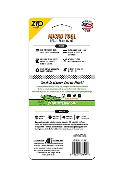 Microzip Zımpara Seti, Farklı Tanecikli