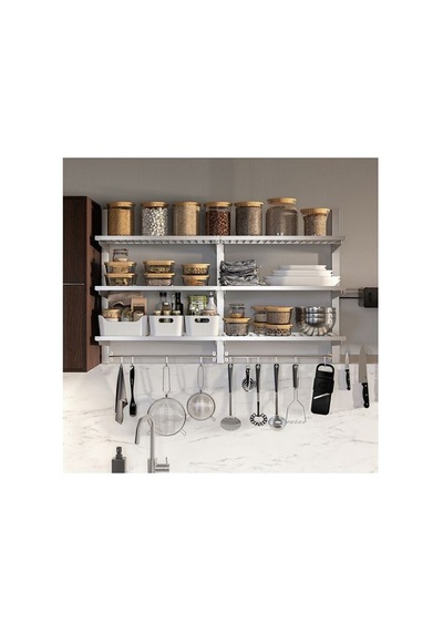 Ikea Kungsfors Duvar Rayı, Paslanmaz Çelik, 56 Cm Çok Renkli