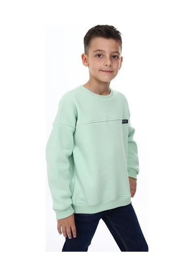 Toontoy Kids Toontoy Erkek Çocuk Sweatshirt Mint Yeşili