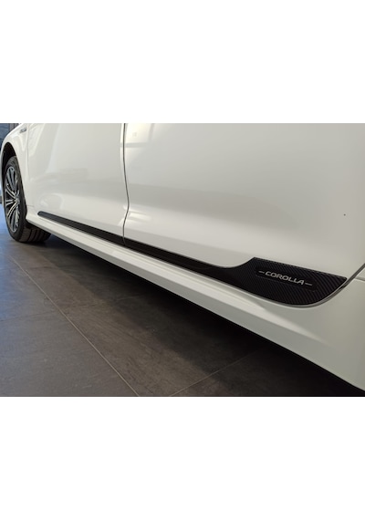 Toyota Uyumlu Corolla 2019 Kapı Çıtası Pıano  Black
