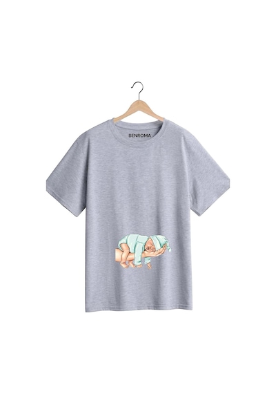 Benroma Baskılı Hamile T-shirt