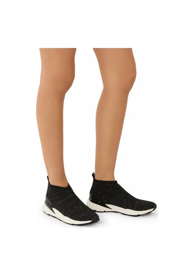 Kurt Geiger Knitted Runner Lüks Tasarım Kadın Sneaker Siyah