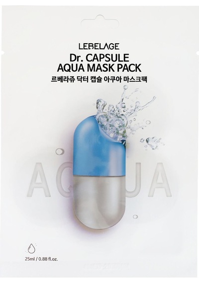 Lebelage Yoğun Ne MLendirici Kapsül Hyalüronik Asit Maske LEBELAGE Dr. Capsule Aqua Mask Pack