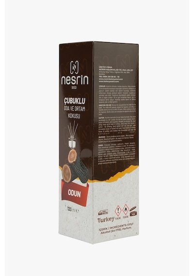 Nesrin 120 Ml Çubuklu Oda Kokusu Odun Bambu Koku, Kalıcı Ortam Kokusu Ve Dekoratif Cam Şişe - 8690352728213od