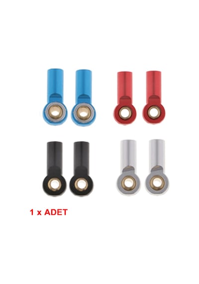 Metal M3 Bağlantı Parçası Alüminyum Metal Top Kafa Eklenti Çubuğu