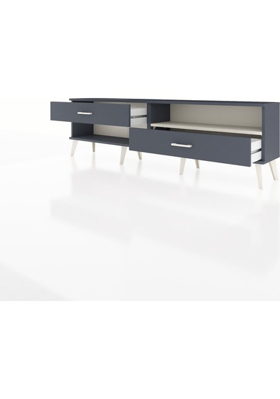 Arges Tv Ünitesi Tek Raflı 2 Çekmeceli 176x30x51 Antrasit-aytaşı/antrasit Aytası/antrasıt Arges Tv Ünitesi Tek Raflı 2 Çekmeceli 176x30x51 Antrasit-aytaşı/antrasit Aytası/antrasıt