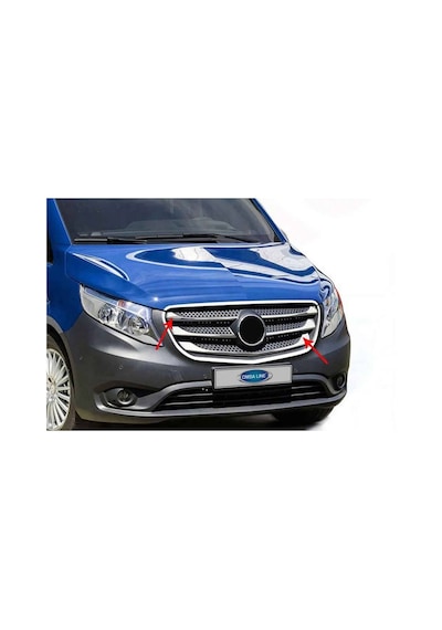 Omsa Mercedes Vito W447 Krom Ön Panjur 5 Parça 2019 Ve Sonrası