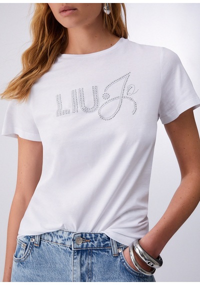 Liu.jo Liujo Wa6491js923 Kadın Tişört Beyaz