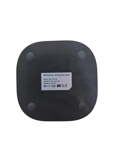 Kablosuz Şarj Pedi Wireless Charging Pad Siyah