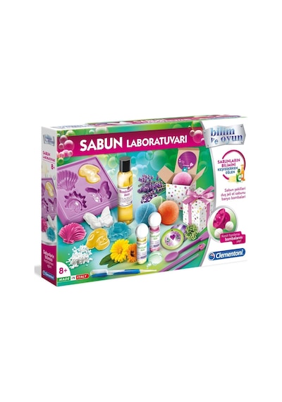 Clementoni Bilim ve Oyun Sabun Laboratuvarı Seti 64433
