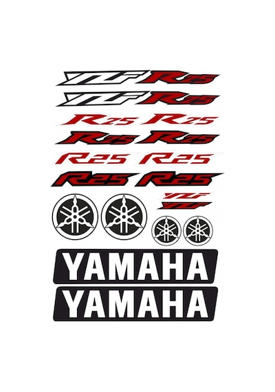R25 A4 Sticker Seti Kırmızı - Etiket