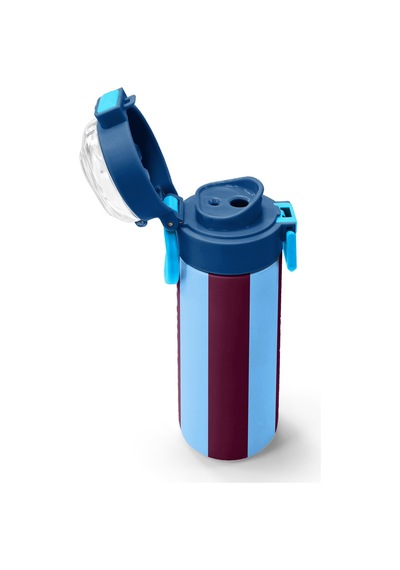 Coral High Kids Bordo Mavi Taraftar Desenli Pipetli Ve Direkt İçim Çelik Termos 500 Ml 31788