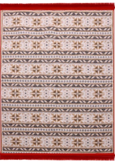 Bigghome Çift Taraflı Kilim, Makinede Yıkanabilir, Modern Desenli, 80 150 Cm, Sa25ba
