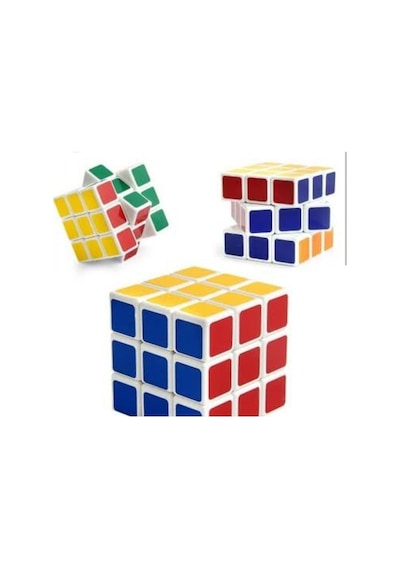 3x3x3 Eğitici Zeka Ve Sabır Küpü Yapboz Neon Renkler