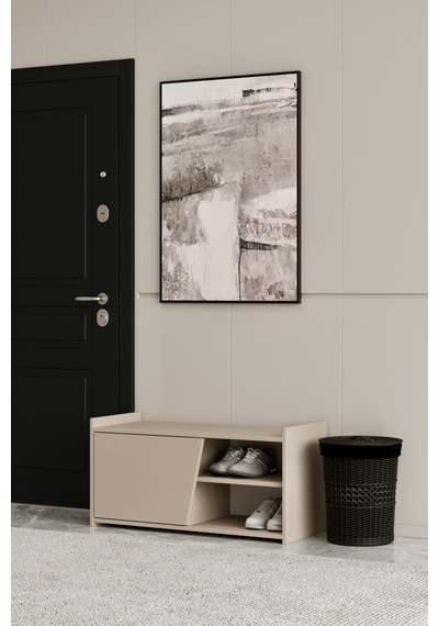 Hera 95 Cm Ayakkabılık 100% Mdf Bej