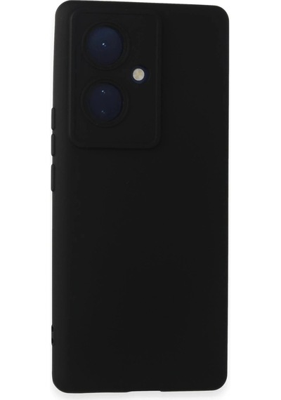 Durukar Vivo V29 Lite Kılıf Nano İçi Kadife Silikon - Siyah