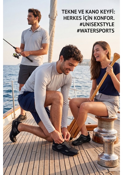 Waveglıde - Esnek Siyah - Beyaz Unisex Deniz Ve Plaj Ayakkabısı, Nefes Alabilir Ve Hızlı Kuruyan... Waveglıde - Esnek Siyah - Beyaz Unisex Deniz Ve Plaj Ayakkabısı, Nefes Alabilir Ve Hızlı Kuruyan...
