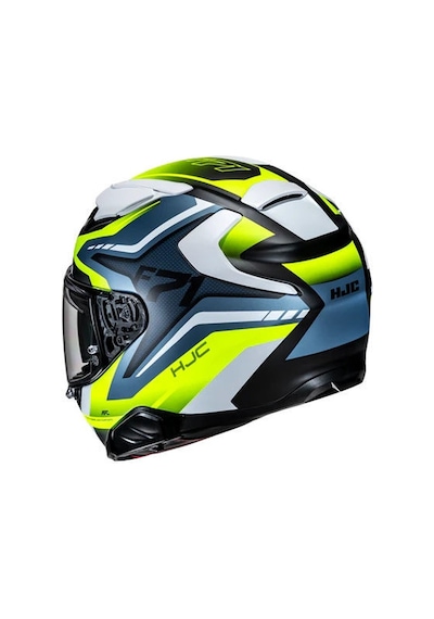 Hjc F71 Fes Mc3hsf Kapalı Motosiklet Kaskı Beyaz - Mavi Neon
