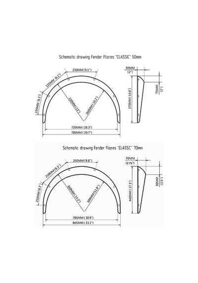 Sones 4 Pcs Araba Evrensel Çamurluk Fişekleri Tekerlek Kaş Siyah Boyalı Değil Tekerlek Kaş