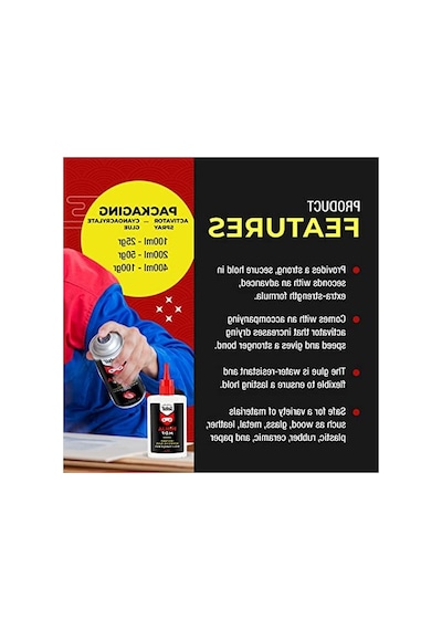 Mdf Aktivatörlü Hızlı Yapıştırıcı, 200 Ml Hacim İle Etkili Bağlantı