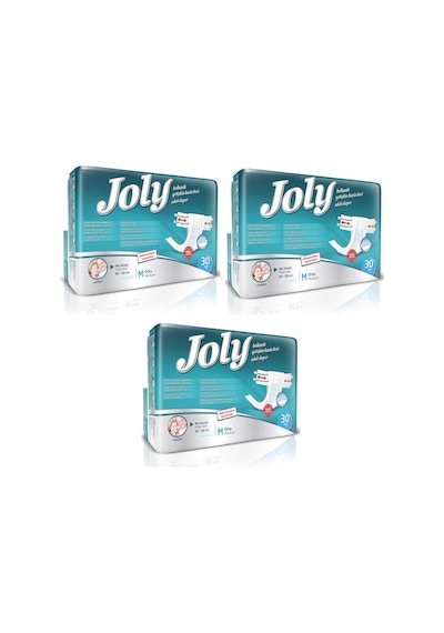 Joly Belbantlı Hasta Bezi Orta Boy M 3 x 30 90 Adet