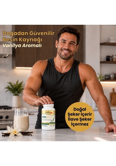 Fibrelle Vitamass Kilo Ve Kalori Tamamlayıcı Besin Desteği 240 G Vanilya