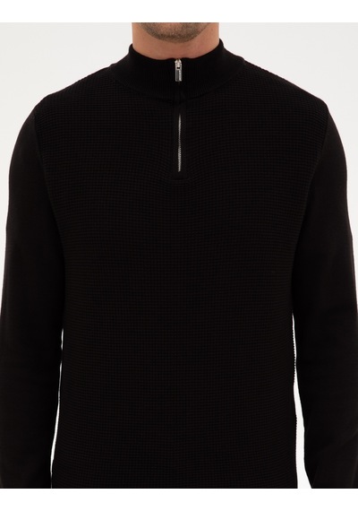 Pierre Cardin Erkek Siyah Kazak /triko 50317397-vr046 Siyah