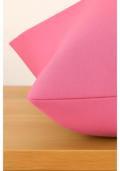 Luna Serisi Kadife Dokulu Kırlent Kılıfı 30 X 50 Cm - Pembe